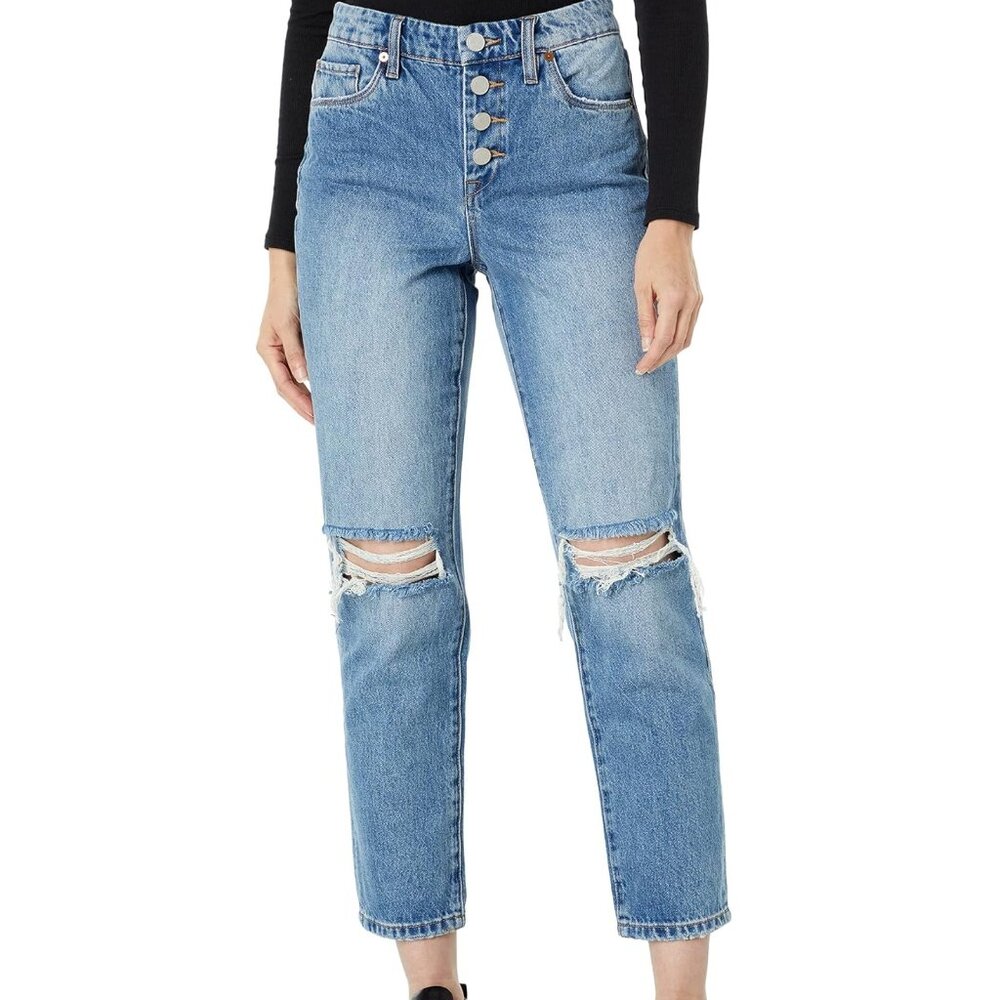 Blank NYC‎ The Madison Crop High Rise Jean Distressed 28